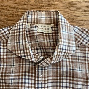 SuitSupply Linen Long Sleeve Shirt - 16